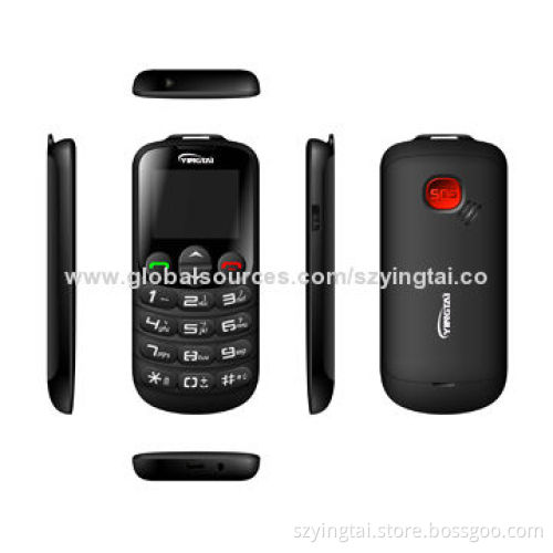 Cheap and simple big button cellphone for seniors, CE- and RoHS-approved